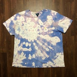 Polo by Ralph Lauren Classic Fit Pocket Tee Shirt XXL (Multi Color Tye Dye)